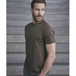 Sof Tee Herren T-Shirt in Olivgrün mit Rundhalsausschnitt