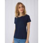 E150 Damen T-Shirt in Navy mit klassischem Rundhalsausschnitt