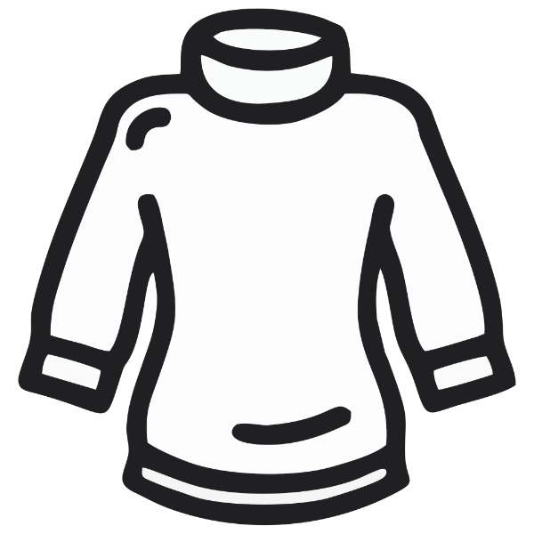 Symbol für Sweatshirts und Jogginghosen