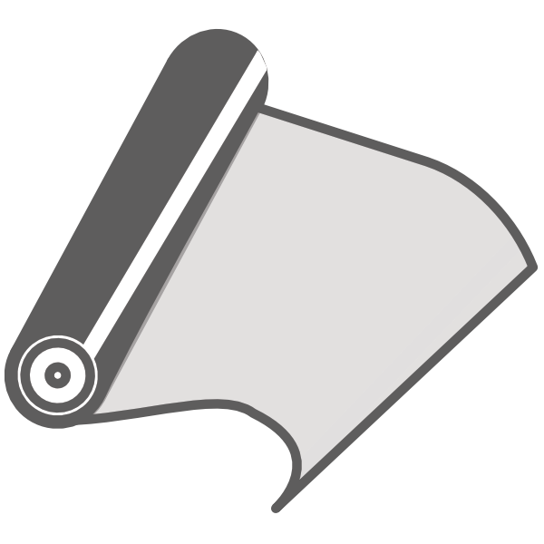 Glänzende Folienrolle zur Auswahl