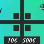 McShirt Mainz Standard Geschenkkarte mit Bulldoggenlogo – einlösbar von 10 bis 500 Euro