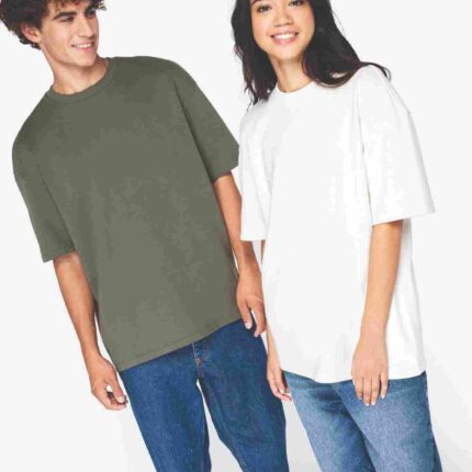 Umweltfreundliches Unisex Oversize T-Shirt aus French Terry