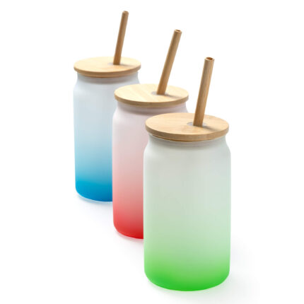 Auswahl von 3 Bunten Gläsern (Blau, Rot, Grün) inkl. persönlicher Gravur