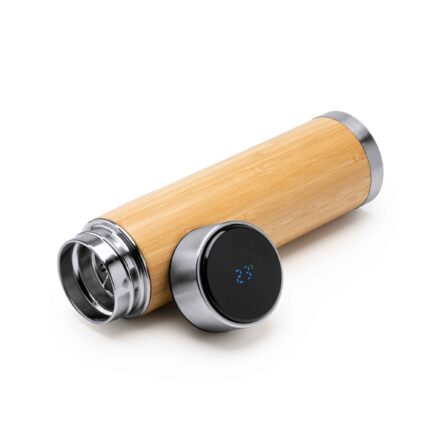 Thermoskanne mit digitalen Temperaturanzeige inkl. persönlicher Gravur