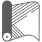 Symbol für Folienmaterial mit Musterung